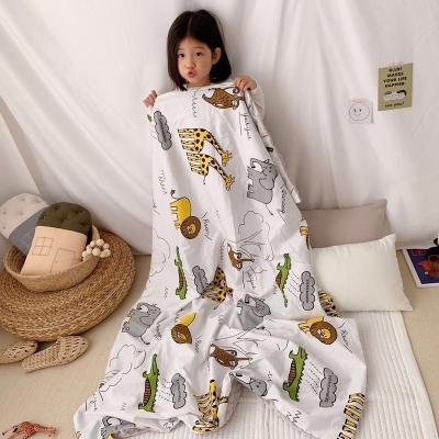 China Amazon portable cute hot sale printing newborn baby sofa bed decorate printed minky blanket for sale