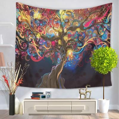 China Wholesale Simple Custom Print Backdrops Wall Running Tapestry for sale