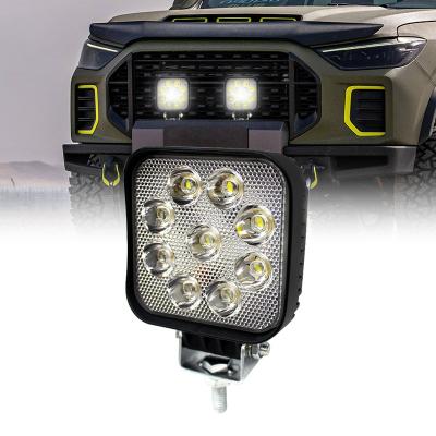 China Square 27W LED Work Light SUV Truck Tractor Scooter ATV Off-Road Boat 12V 24V W1327 for sale