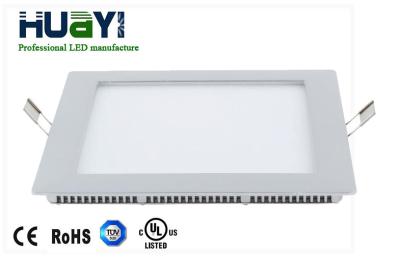 China Warm White 3000K Slim Square LED Panel Light 12W for Warehouse / Meeting Rooms for sale