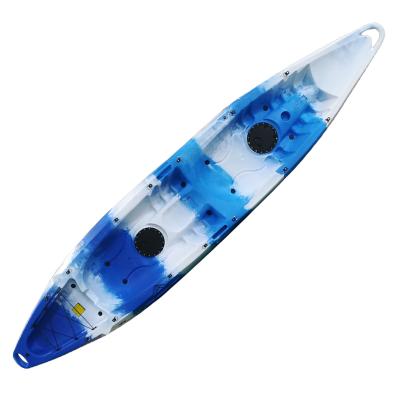 China Sea - river - lake factory wholesale plastic canoe - ocean traveling fishing kayak for 2 person for sale