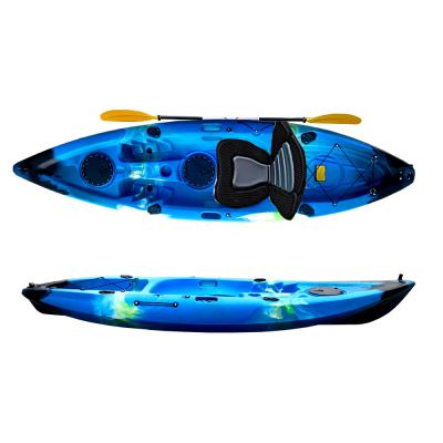 China LLDPE China Factory Customized LLDPE Fishing Touring Boat Sit On Kayak Single Paddle Canoe For Recreational Kayaking On Sale for sale