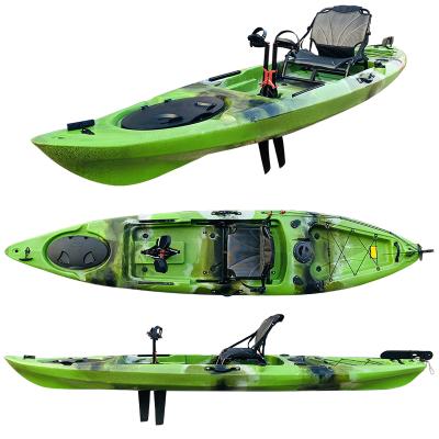 China Sea - River - Lake - Ocean Comfortable New Design Pedal Fin Sail Kayak Fishing Boat For One Person for sale