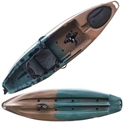 China China Hot Sale Ocean Single Pedal Kayak LLDPE Cheap Sea - River - Lake Factory Cheap Sailing Boat With Aluminum Seat Fishing Drop Point Kayak for sale