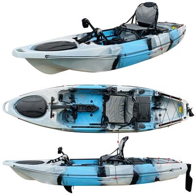 China Sea - River - Lake Factory Customized Pedal Plastic Kayak - Ocean LLDPE Fishing Kayak With Thruster Canoe Pedal Plastic Canoe For Sale for sale