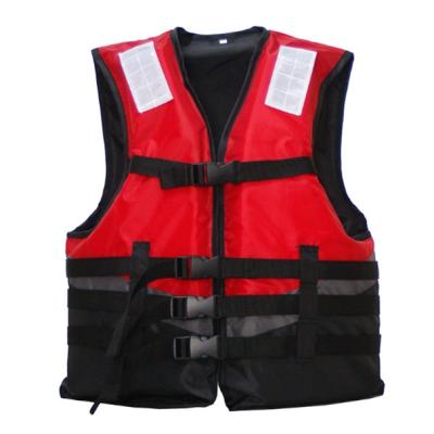 China Factory Sale 420D Oxford EPE Adult Polyester Fiber Foam Fishermen Water Sports Life Jacket Multifunctional Life Vest for sale