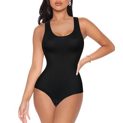 China Antibacterial Women High Elasticity Butt Lifter Tummy Control Waist Trainer Full Body Shaper Vest Jumpsuit for sale