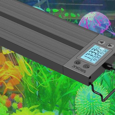 China 30-36inches 75cm Plant 30inch Aquarium LED Light Aqua WRGB Multi Color Waterproof LED Aquarium Lights With Light Dimmer for sale