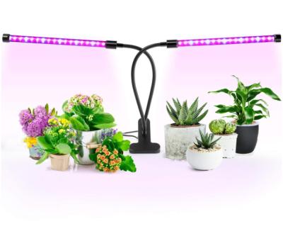 China Seed Starting Lamp Indoor Full-spectrum Greenhouse Plants Growing Lamp Timing Dual Dimmable Clip Tube Plant Nursery Supplement Light for sale