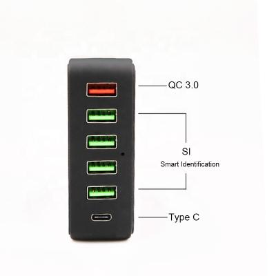 China Mobile Phone Promotion QC 3.0 ID 6 Ports USB Charger Import Mobile Phone Smart Handphone Accessories for sale