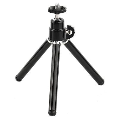 China Portable Flexible Flexible Retractable Phone Stand Aluminum Alloy Tripod Stainless Steel Phone Extender Stand (2 Sections) for sale