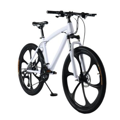 China Pure Carbon Steel Disc Brake Street Double Color Mtb Mountain Bikes Frame 21 Speed ​​Bike Mtb Mountain Bikes for sale