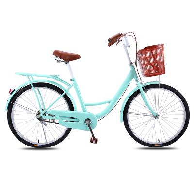 China Cool retro city style cheap price good quality retro cycle women bicycle for women ladies bike with basket city bike for sale