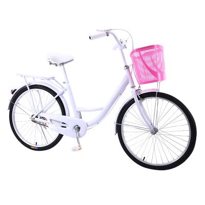 China Retro city style wholesale OEM cool bycycle customized cycle cheap price bicicleta ladies biycle with basket city bike for women en venta