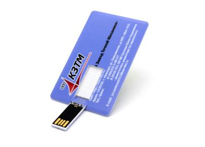 China Customized Credit Card Shape USB Flash Drive Password Protect for sale