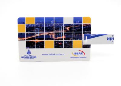 China Hi-Speed USB 2.0 Credit Card Sized USB Drives Memory Stick Flash Card for sale