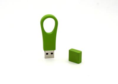 Китай Зеленой малой ручка памяти USB 2GB персонализированная ручкой управляет с шифрованием продается