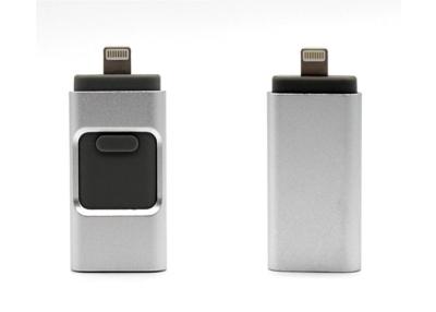 China Gray Color Three In One Metal OTG USB Flash Drive Android IPod for sale