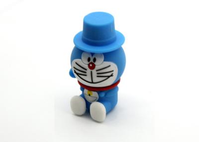 China Blue IOS Doraemon 16GB PVC OTG USB Flash Drive Micro Usb Drive for sale