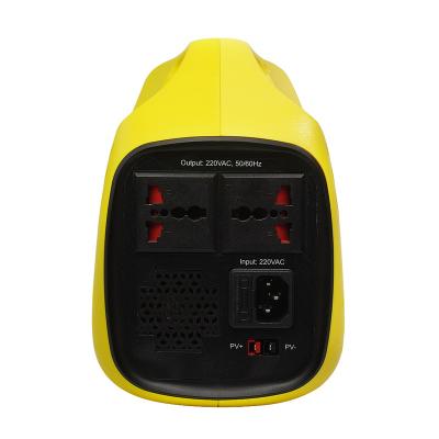 China Capacity 15.6Ah Battery Small Fish Battery Controller Charging MPPT Station Power Bank Solar System 327x138x178 Portable Yellow LCD Display for sale