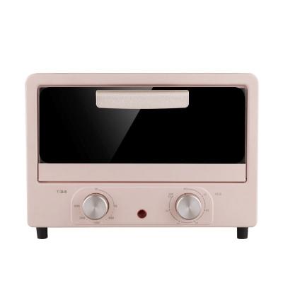 China Adjustable Portable Electric Oven With Two Hot Plates Temperature Kitchen Appliances LOGO Pink Cute Electric Oven OEM for sale