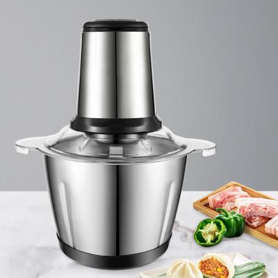 China Multifunctional Household 4 Blades Fruit Safety Electric Double Blender Cleaver Socket Food 304 Stainless Steel for sale