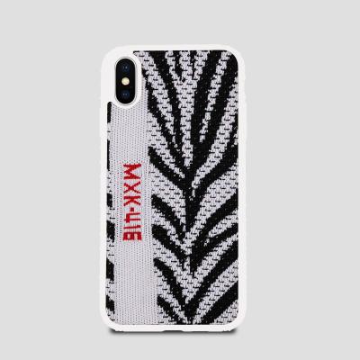 China Coconut Woven Fabric Shockproof Cell Phones Back Cover Coconut Shell Case For Max Xs for sale