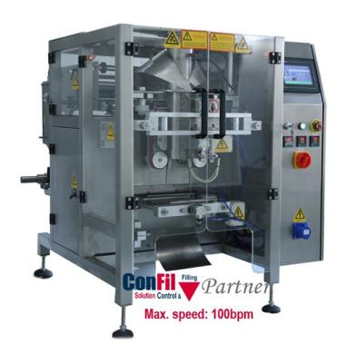 China Max Film Width 420mm Vertical Form Fill Seal Machine Servo Control for sale