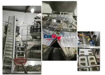 China Balanza de Multihead del CE para la comida congelada del calamar de los mariscos IQF en venta