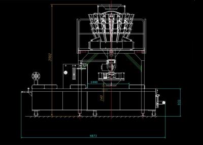 China Multihead Weigher Packing Machine for Hash Brown Frozen Food Packing Line ROMA Thermoforming Packaging for sale