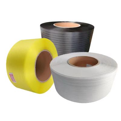 China Strong 0.3-1.2mm PP Polypropylene Packing Belt Rolls with 50-200KG Pull Capacity for sale