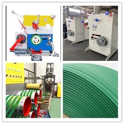 China PET belt extrusion line, PET plastic steel belt production equipment, strong tensile strength, width: 9-32mm for sale