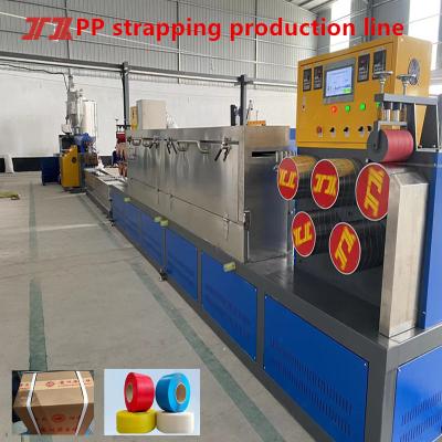 Cina Fornitura di macchine per l'estrusione di PP, macchine per la produzione di nastri di PP, attrezzature per la linea di produzione di nastri di PP a colori da 5-19 mm in vendita