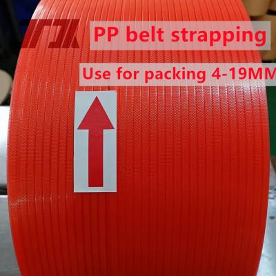 China White Pp Strapping 5-19 Mm PP Polypropylene Packing Belt Pallet Strap for sale