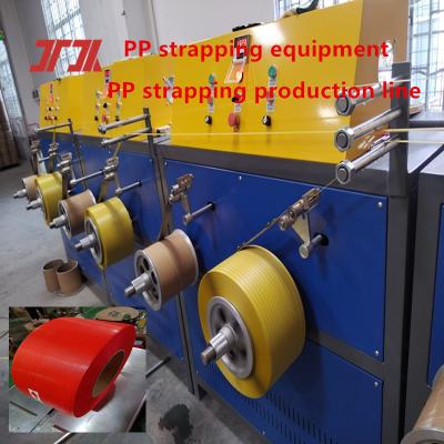 China PP Strapping Equipment PP Plastic Strapping Equipment PP Strapping Production Line PP Extruder PLC Control System for sale