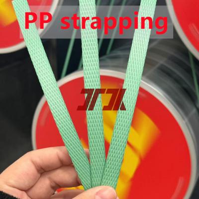 China PP packing belt with raw material polypropylene wire-drawn resin 10KG-20KG/rolls for sale