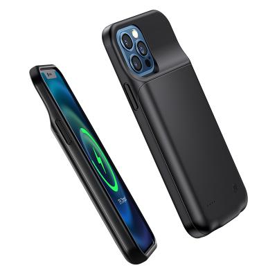 China Power bank+ phone case USAMS 2 IN1 US-CD157 power bank phone case design 5V 3500mAh phone battery case for iPhone 12 for sale