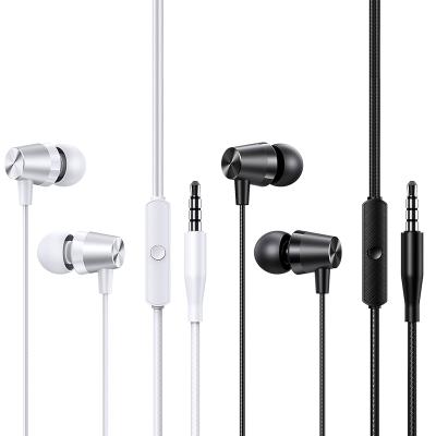 China USAMS Noise Earphone Accessories Earbuds Headphones Headsets 3.5mm 1.2m Perfect Cheap In-Ear Cable Earphone for sale