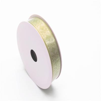 China Competitive Price Sustainable Custom Luxury Satin Gift Ribbon 38mm Double Side 1.5 Flat Satin Ribbon for sale