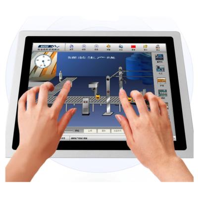 Cina 3mm Bezel Alto Brillante 17 Pollici PC Android Touch Screen Computer IP 65 in vendita