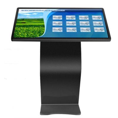 China Bodenstand Selbstbedienung Informationen überprüfen PC-Station 32 Zoll LED-Kiosk Touchscreen Win10 Android Linux OS OEM zu verkaufen