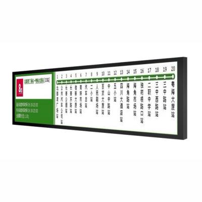 China Metal Shockproof Frame 25 Inch 25.4 Inch Bar LCD Screen Bus LCD Monitor for sale