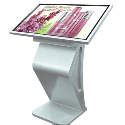 China Horizontal 55 Inch Capacitive Touch Screen LCD Self Service Kiosk Full Viewing Angle for sale