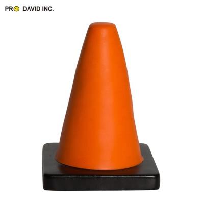 China Promotional Toy PU Construction Cone Squezze Stress Reliever Foam Ball for sale