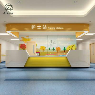 China Hospital Reception Design Modern Design Extendable Hospital Reception Counter for sale