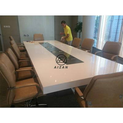 China 2021 Meeting Table Modern Solid Outdoor Good Quality White Conference Room Table Modern Meeting Table for sale