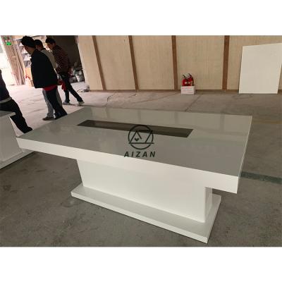 China Customized Office Desk Executive Office Furniture Extendable Artificial High End Conference Table for sale