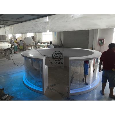 China Modern High End Modern Bar Furniture Round Wine Bar Counter Bar Led Bar Custom for sale