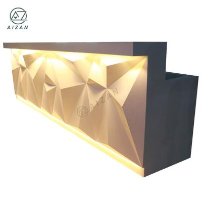 China New 2022 Modern Modern Bar Wine Bar Counter Restaurant Big Large Bar Counter Custom for sale