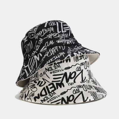 China Sun Protect New Coming 2022 2 Colors Wholesale Available Custom Design Your Own Bucket Hat With Full Letters Printing for sale